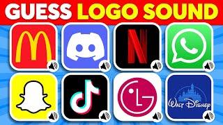 Guess The Logo Sound  Tiktok, McDonald's, Pepsi, Netflix | Logo Quiz 2025