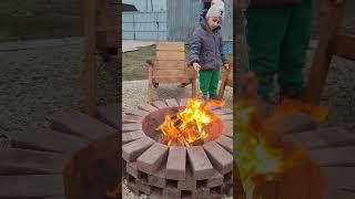 Самая бюджетная костровая чаша #craft #diy# dendentv#костроваячаша#дача