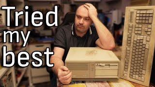 How NOT to repair a Commodore PC10-III