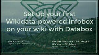 Set up your first Wikidata powered infobox on your wiki with Databox