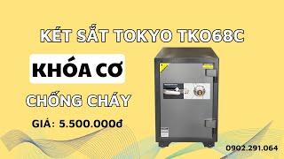 Két sắt chống cháy khóa cơ đổi mã chất lượng | Két sắt tokyo Tko68 nhật bản