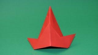 Cómo hacer un sombrero de papel usando origami