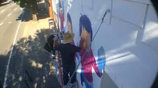 Alex Chiu's Fresh Paint mural