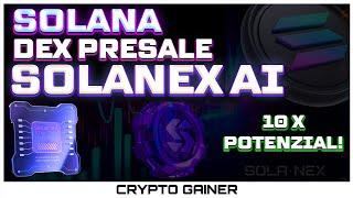 SOLANEX AI DEX STARTET PRESALE! $SOLDEX TOKEN MIT 10X POTENZIAL! #SOLANA #SOL #DEX