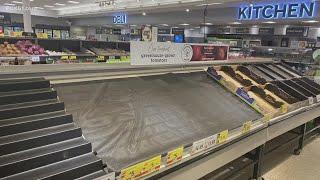 Empty shelves line Stop & Shop stores as company deals with cybersecurity issue