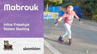 How To Mabrouk with inline skates | How To Inline Freestyle Slalom Skating | Trick Clip Intermediate