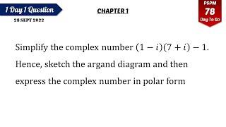Example Complex Number to Polar Form