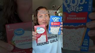 Poptarts vs. Walmart's Toaster Pastries  | Food Battle Review #poptarts #breakfast #walmartfinds