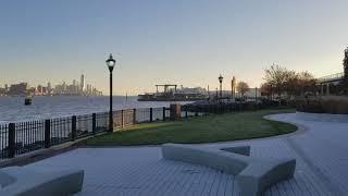 Hudson River Waterfront at Port Imperial of Weehawken, New Jersey