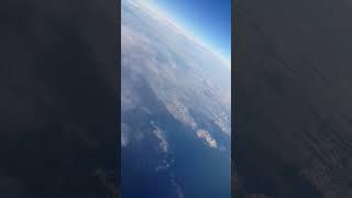 Clouds over the Atlantic from above