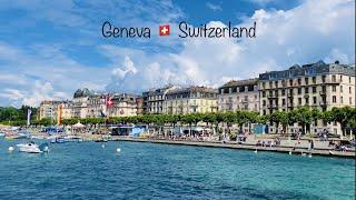 A Summer Walk in Geneva, Switzerland | June 2023 | 徒步游览日内瓦