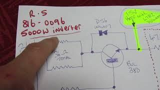RS stock number  816-0096 , 5000 watt power inverter repair