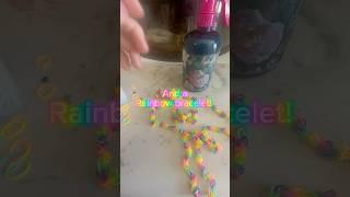 Make rainbow bracelets w/th me !! #therian #bracelt #rainbow #craft #bored