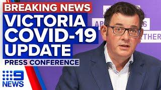 Coronavirus: Victorian Premier provides COVID-19 update | 9 News Australia