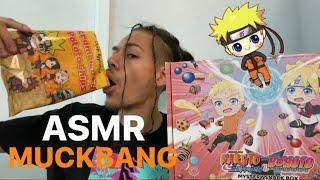 ASMR Mukbang | Naruto Mystery Snack Box, Fast Tapping, Mouth Sounds For Relaxation And Sleep