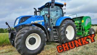 NEW TRACTOR - NEW HOLLAND T7 225 AC - START OF SILAGE 24