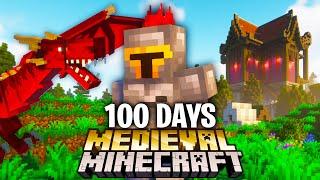 I Survived 100 Days in Medieval Minecraft… Here’s What Happened