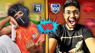 Can @RkReddy Defeat My 71 Ovr  Team in Fc Mobile || 100 OVR vs 71 OVR 