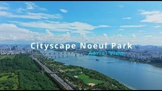 [4K 영상] 서울 월드컵공원 노을공원 일대 도심 풍경/Cityscape of the World Cup Park and Noeul Park in Seoul, South Korea