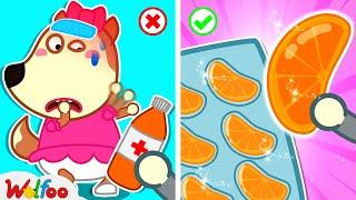 I Don't Like Medicine - Baby Got Sick - Wolfoo  Videos for Kids  Wolfoo Kids Cartoon