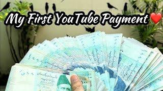 My First Payment From YouTube /YouTube Earning /YouTube Income / My You Tube Journey