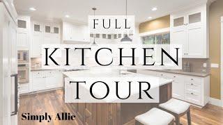 KITCHEN TOUR 2019 // FARMHOUSE KITCHEN TOUR ORGANIZATION // Simply Allie