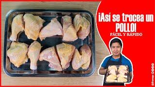 APRENDE COMO CORTAR UN POLLO EN PRESAS ‍ | BÁSICO DE COCINA