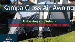 Kampa Cross Air Awning - Unboxing and First Setup Without The Instructions!