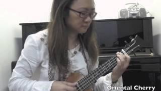 Hawaii Five O with Oriental Cherry ukulele