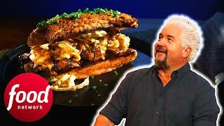 Guy Loves These Decadent & Unique Sandwiches! | Guy's Grocery Games