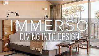 The best design hotel in Ericeira. Overview of the Immerso Hotel's architecture and interior design