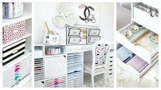 Small Space Organization | The Ultimate Craft Room w: Michaels Stores Featuring Simply Tidy