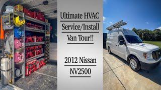 Ultimate HVAC Service/Install Van Tour!!