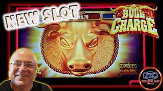 NEW SLOT BULL CHARGE COWBOY'S CACHE!