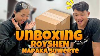 Ang suwerte naman ng royshen may box na natanggap galing USA