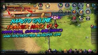 Naruto Online - Trainer Hack v1.4 (99999 Ryos, Cupons e Lingotes)