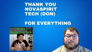 Thank You Novaspirit Tech, For Everything...