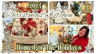 NEW CHRISTMAS KITCHEN DECORATE WITH ME | COZY & FESTIVE CHRISTMAS KITCHEN DECOR | 2024 | PART 2