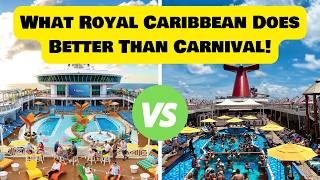 5 things Royal Caribbean does better than Carnival Cruise Line