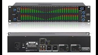 Equalizador Ksr pro MU-231 Digital Dsp 31 Bandas Espectro Profissional com saida para Sub