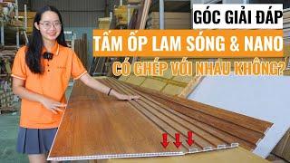 Hướng dẫn thi công ghép tấm nhựa ốp tường nano và lam sóng | Báo giá lam sóng và giá nano | Haroma