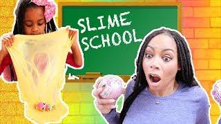 Silly Kids Make a Big Mess at Slime School !! - New Toy School