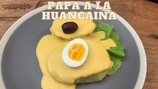 COMO PREPARAR PAPA A LA HUANCAINA EN 5 minutos