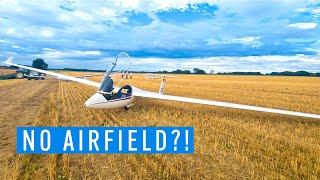 Glider Outlanding in Short Field | LS3 WL