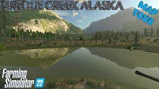 Map Tour | Dredge Creek Alaska | Farming Simulator 22