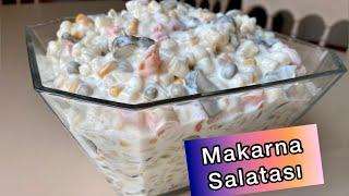 5 DAKİKADA HAZIR OLAN LEZZETLİ MAKARNA SALATASIMakarna Salatası Nasıl Yapılır?|Amerikan Salatası