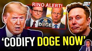 Trump TUYÊN CHIẾN với RINO khi Nhà Trắng YÊU CẦU đảng Cộng hòa thông qua cải cách DOGE