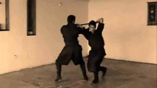 10 JAPAN NINJUTSU: Hanbo Uke Juho