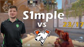 CS2 POV Demo Falcons S1mple (23/17) vs Virtus.Pro (de_anubis) @ Thunderpick World Championship 2024