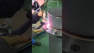 샵장 후렌지아웃사이드2패스 #tig #co2 #arc #art #welder #weld #welding #gtaw #final #pipe #visual #korea